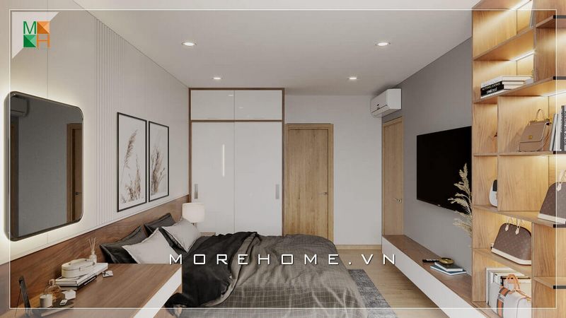Một mẫu thiết kế phòng ngủ hiện đại và tiện nghi đã để lại ấn tượng sâu sắc cho các căn hộ chung cư, nhà phố và biệt thự.